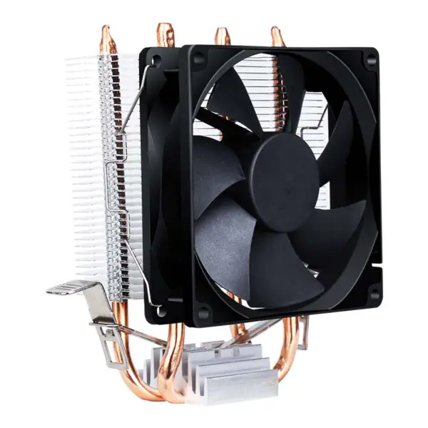 Sama Efektivní tiché 2 tepelné trubky Chlazení ventilátoru Chladič Pc Intel Amd Cpu Air Cooler Fan pro počítačové procesory