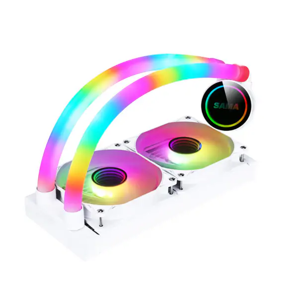Sama Custom Cpu Cooler chladiče 240 RGB chladicí ventilátor pro Intel Amd Cpu Lga775/115x Am4 Am5 Ryzen 12600k Cpu Liquid Cool