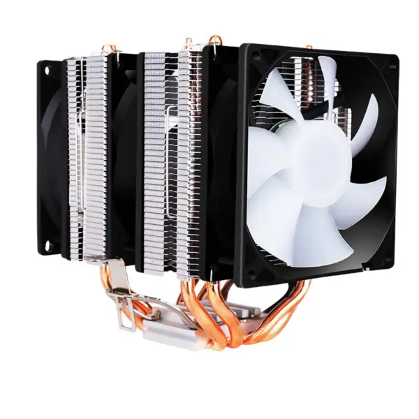 Sama Color Intel 775/115x/1700 4 Heat Pipes Triple Pwm Fans Cpu Cooler Frgb For Gaming Pc