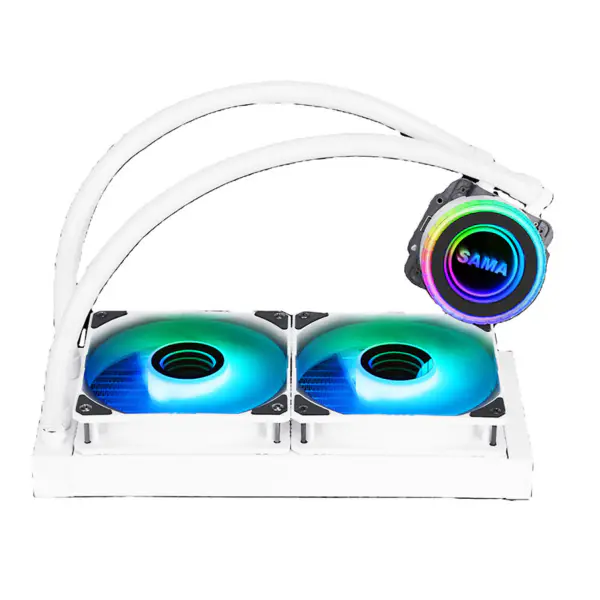 Sama White 240mm chladič CPU Liquid Cooler