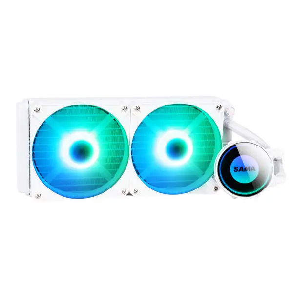 Sama Intel Amd 240mm barevné RGB Led Glow Počítačový procesor Měděný chladič Pc Liquid Aio Cpu Vodní chlazení Pc