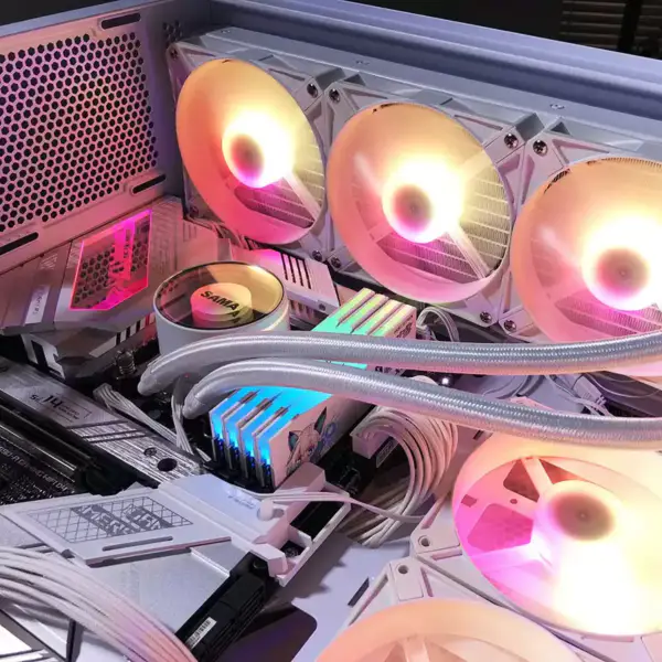 Sama Intel Amd 360mm barevné RGB Led Glow Počítačový procesor Měděný chladič Pc Liquid Aio Cpu Vodní chlazení Pc