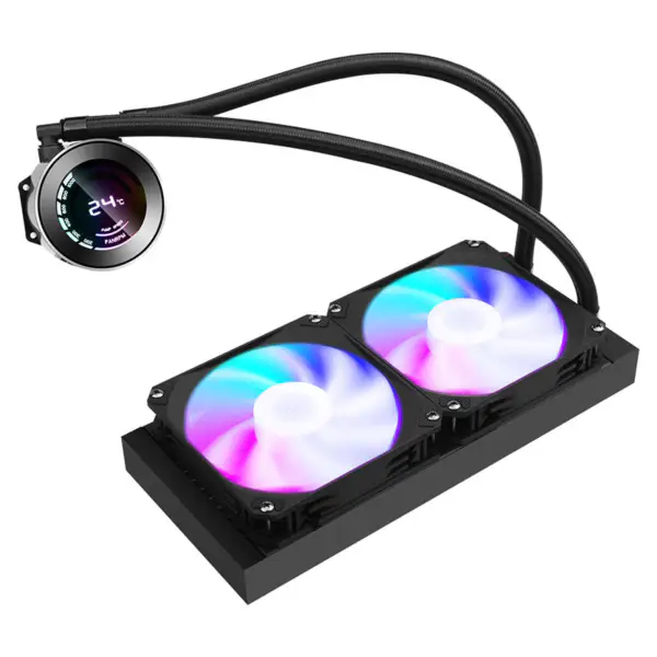 Sama LCD displej 240mm Pwm Aio Argb Cpu Liquid Cooler Cpu Water Cooling