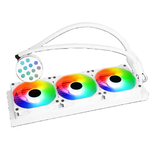 Sama Lga 2011 Měděný chladič vodního procesoru Vzduchové chlazení Pc Rgb Aio Cpu Case 36cm Systém kapalinového vodního chlazení Cpu Universal