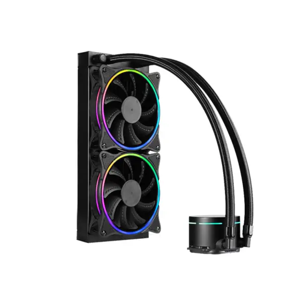 Sama Lga1200 Intel Aio 240mm Cpu Gpu Cooler Rgb Argb Air Liquid Water Cooling Pc