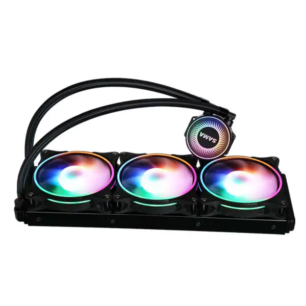Sama Lga1200 Intel Aio 360mm Cpu Gpu Cooler Rgb Argb Air Liquid Water Cooling Pc