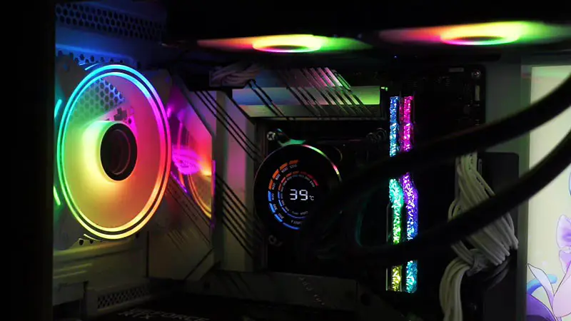 Sama Manufacture 120/240/360mm Cpu Cooler Pc Gaming Argb Case Cooling Fan For Computer