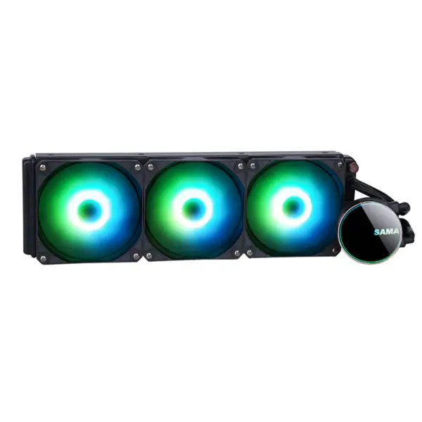 Sama Nový 360mm barevný RGB Led Glow Počítačový procesor Měděný chladič Pc Liquid Aio Cpu Vodní chlazení Pc