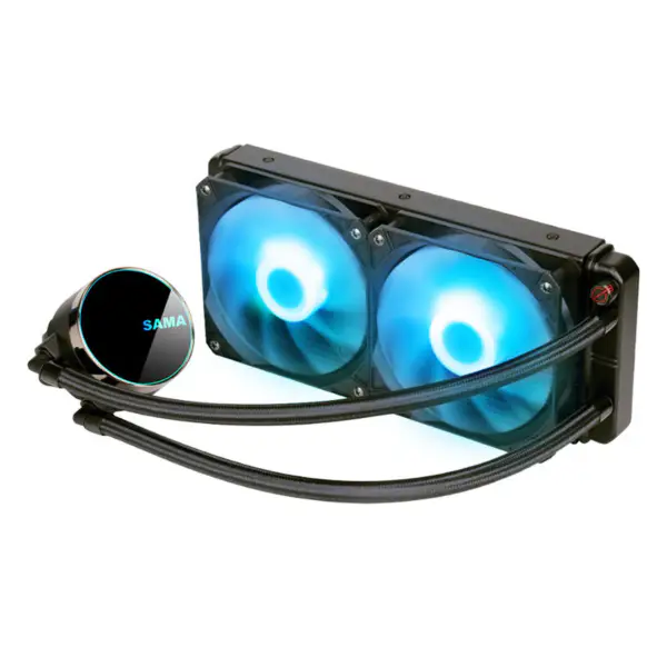 Sama Nový vodní chladič pro PC Chlazení CPU Vodní chladič Systém chlazení PC Case Chlazení CPU Kapalinový chladič