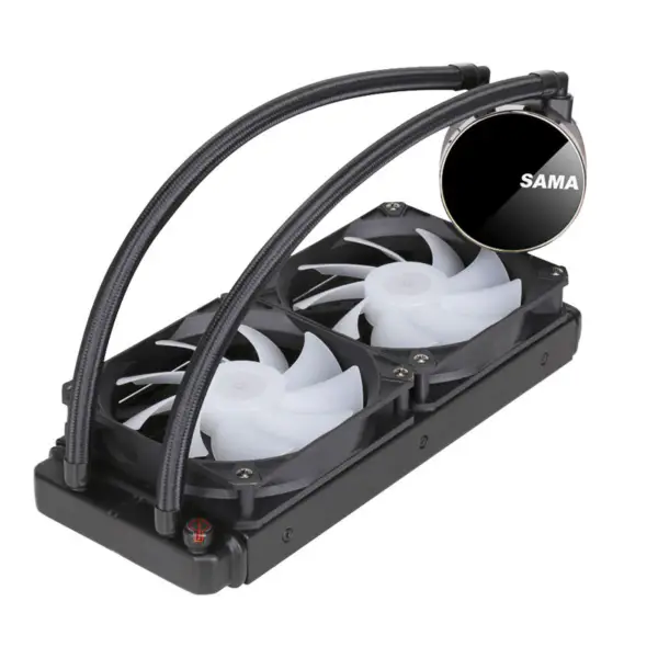 Sama Nový vodní chladič pro PC Chlazení CPU Vodní chladič Systém chlazení PC Case Chlazení CPU Kapalinový chladič
