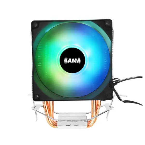 Sama 3 černé tepelné trubky Cpu Air Cooler Laptop Cpu Cooler 35.07cfm Argb Effect Cpu Cooler