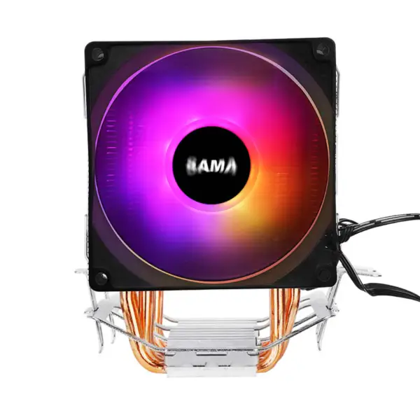 Sama 3 černé tepelné trubky Cpu Air Cooler Laptop Cpu Cooler 35.07cfm Argb Effect Cpu Cooler