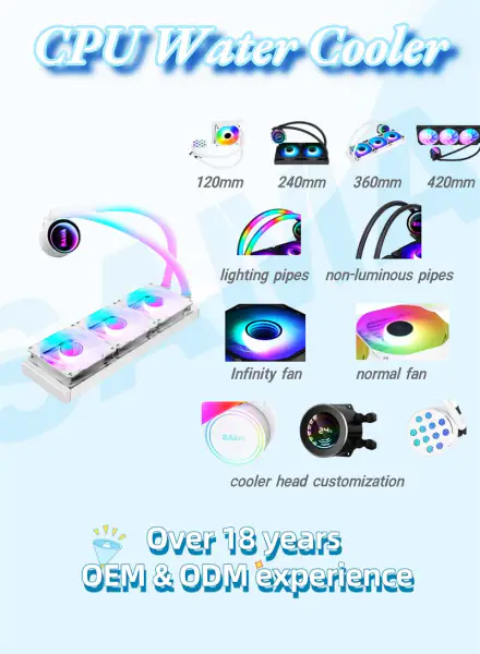 Sama High Effect Argb Cpu Water Cooler pro pouzdro notebooku