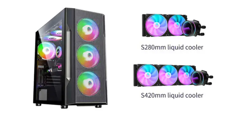 Sama High Performance All In One 420mm Motherboard Sync Edition Vodní chlazení Pc vodní chladič