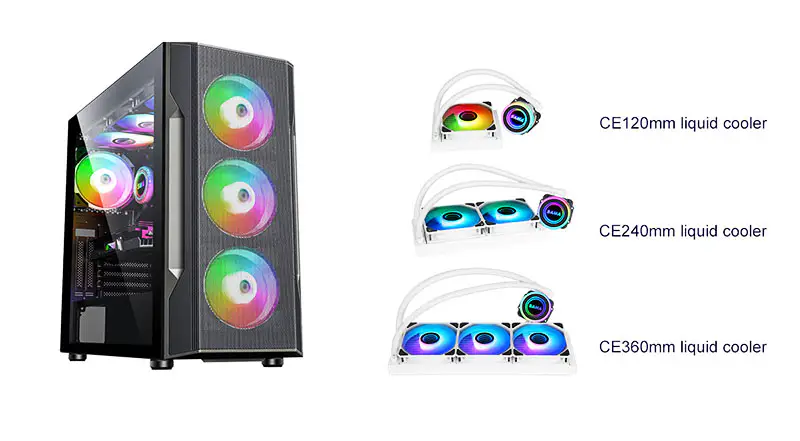 Sama Pc 120mm chladič Liquid Aio Lcd Cpu Cooler Gpu Water Cooling Kit System pro chlazení procesoru