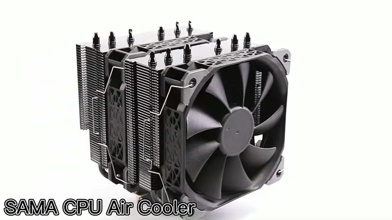 Sama čistě měděný chladič Cpu Air Cooling Heatsink pro notebook Case