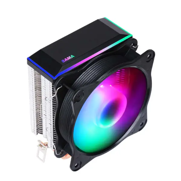 Sama Univerzální chladič platformy Amd Intel Chlazení procesoru Měděný chladič chladiče CPU Vzduchové chlazení chladiče CPU ventilátoru
