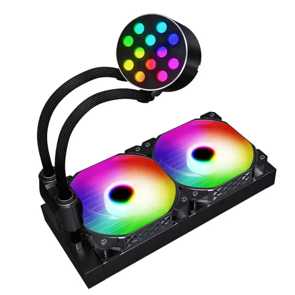 Sama RGB Coloful 240mm chladič černý Pc Cpu vodní chladič