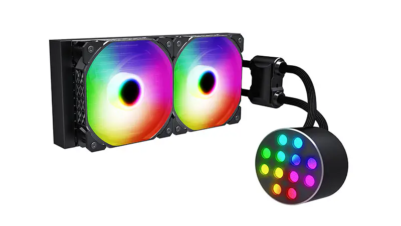 Sama RGB Coloful 240mm chladič černý Pc Cpu vodní chladič