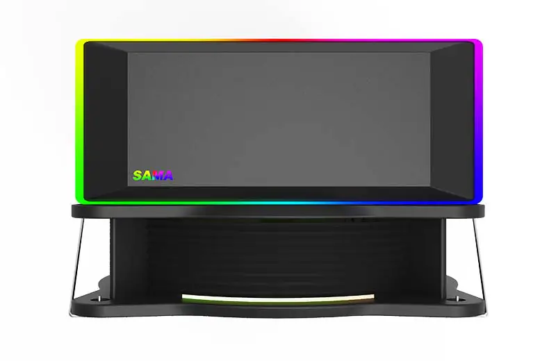 Sama Black Rainbow Rgb Herní počítačové chlazení Chladič tepelné trubice Procesor Chlazení vzduchu Cpu Vzduchové chladiče s 2 měděnými trubkami
