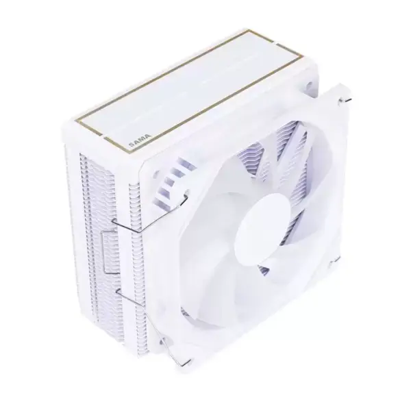Sama White Rainbow Rgb Herní počítačové chlazení Chladič tepelné trubice Procesor Chlazení vzduchu Cpu Vzduchové chladiče se 4 měděnými trubkami
