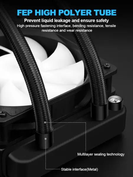 Sama Vodní chlazení Pc Gaming Cpu 120mm Cpu Liquid Cooler Cpu Cooler s displejem