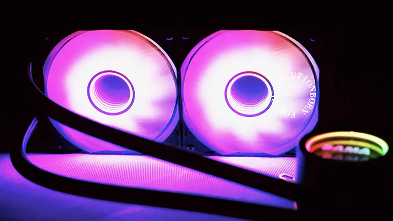 Sama White Gpu Aio Am4 Cooler Cpu Vodní chlazení Ventilátor Liquid Custom Heatdink pro Cpus