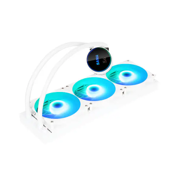 Sma Display Cpu Core Temperature Liquid Cooler 50000hrs Cpu Cooler RGB přizpůsobitelné logo Argb Cpu Cooler
