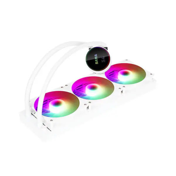 Sma Display Cpu Core Temperature Liquid Cooler 50000hrs Cpu Cooler RGB přizpůsobitelné logo Argb Cpu Cooler