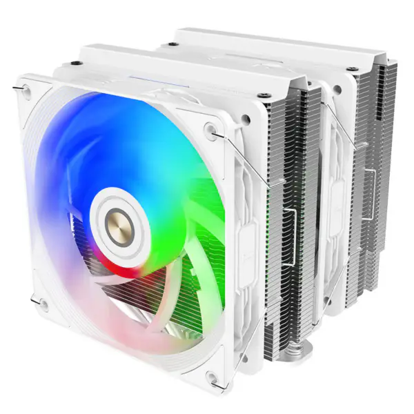 Alseye 120 Cpu Air Cooler, 6 heatpipes, Dual 120mm, hliníkový kryt chladiče pro Am4 Am5/1700/1150/1200/2066/2011