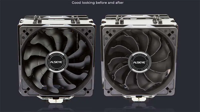 Alseye 120mm barevný vodní chladič procesoru pro Amd intel Pc