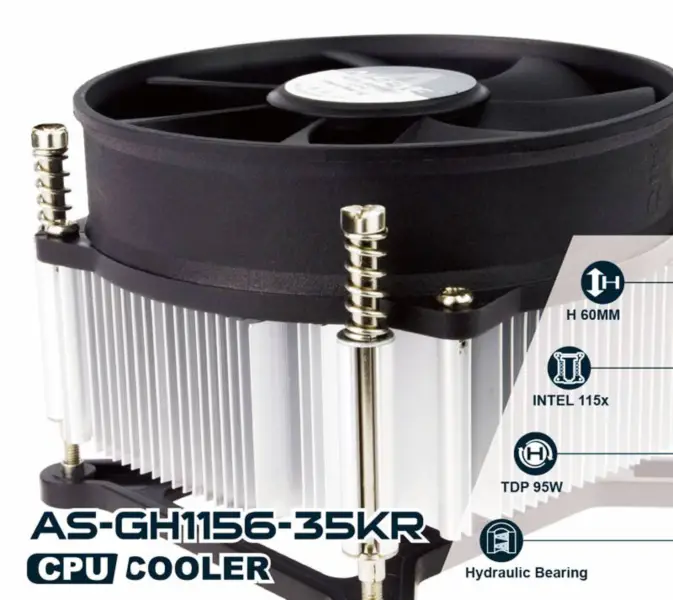 Alseye 92mm 4-pin Pwm hliníkový vytlačovací ventilátor chlazení procesoru