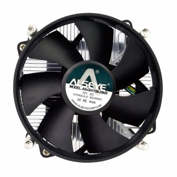 Alseye 92mm 4-pin Pwm hliníkový vytlačovací ventilátor chlazení procesoru