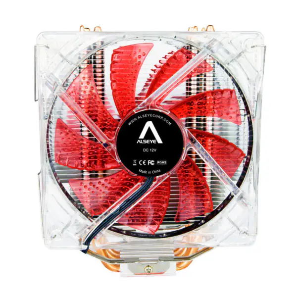 Alseye Ab3701w Výroba Eddy-120r Chladič procesoru se 4 Heatpipe a 120mm chladicím ventilátorem