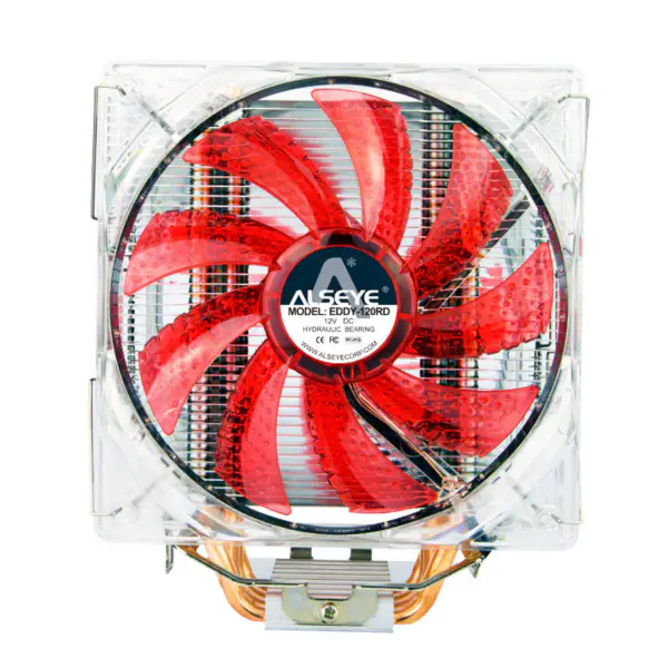 Alseye Ab3701w Výroba Eddy-120r Chladič procesoru se 4 Heatpipe a 120mm chladicím ventilátorem