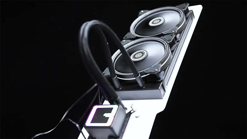 Alseye Advanced RGB Lighting 140mm Pwm Case Fan and Fan Software Control Liquid Aio 280mm Radiator Cooling