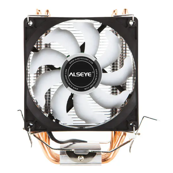 Alseye Am90-4 4 tepelné trubky Cpu Cooler s 90mm RGB chladicím ventilátorem pro herní PC skříň