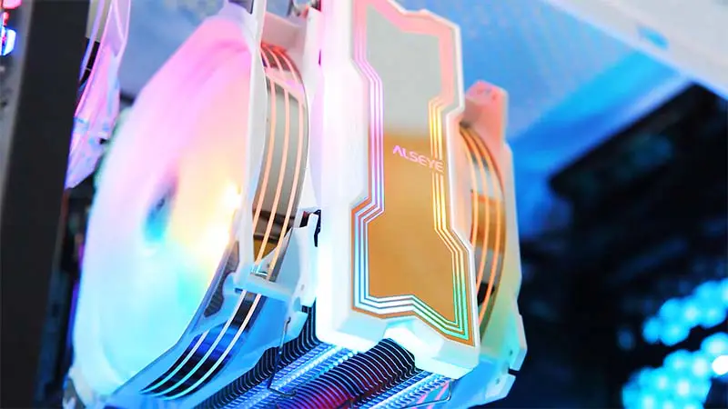 Alseye Computer Cpu Typ Case Chlazení ventilátoru Vzduchový chladič
