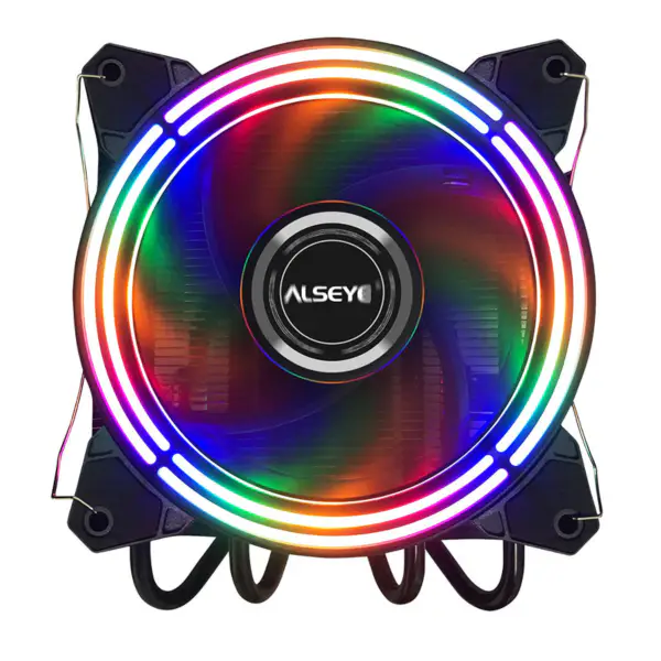 Alseye Cooler Cpu a Case Fan 120mm s RGB ventilátorem 120mm