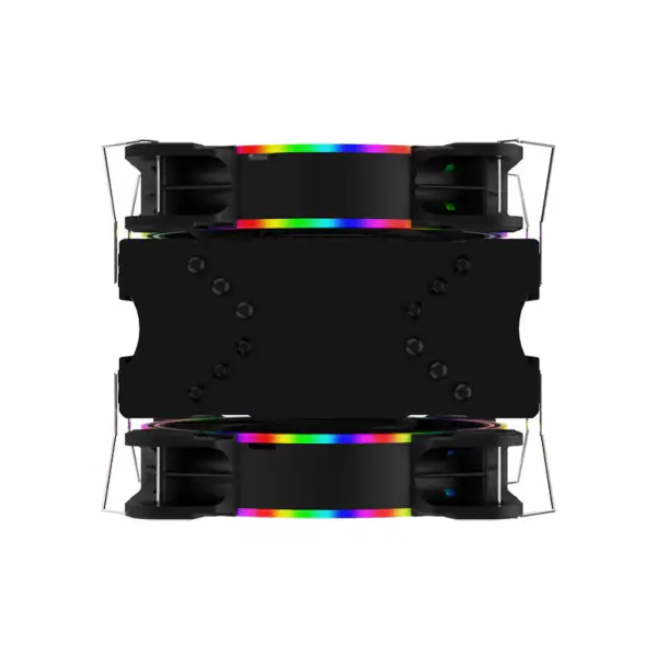 Alseye Cpu Cooler 4pin El Fans 6 Heatpipes Vysoce výkonný ventilátor procesoru pro Intel Amd