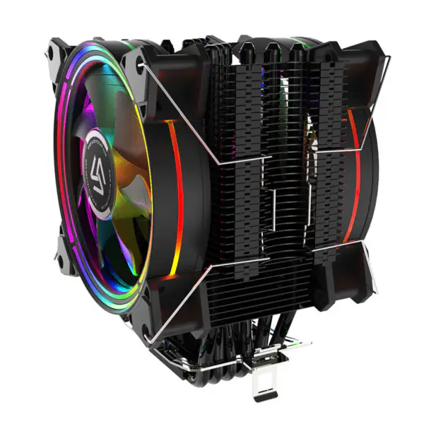 Alseye Cpu Cooler 4pin ventilátory 6 tepelných trubic Tdp 180w vysoce výkonný ventilátor procesoru pro Intel Amd