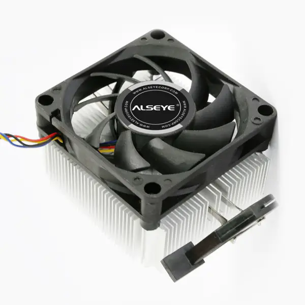 Alseye Cpu Cooler 80mm ventilátor chladič Tdp 95w Cpu Fan 80mm ventilátor Cpu Cooler hliníkový chladič chladič s Oool
