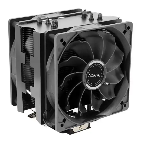 Alseye Cpu Cooler s nízkou hlučností 12v ventilátor 120mm a ventilátor chlazení PC 2000rpm Case Pc Gaming 2020