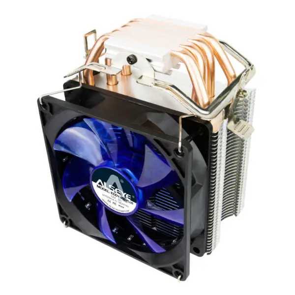 Alseye Eddy-90b Plus Led Cpu Cooler s Pwm ventilátorem Čtyři přímé kontaktní tepelné trubky