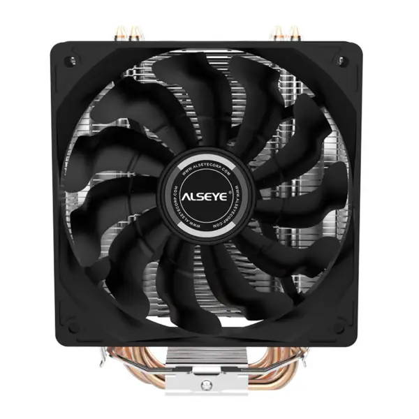 Alseye Herní chladič procesoru počítače Vzduchové chlazení Cpu Cooler 4 tepelné trubky 120mm Cpu Fan S120-1st