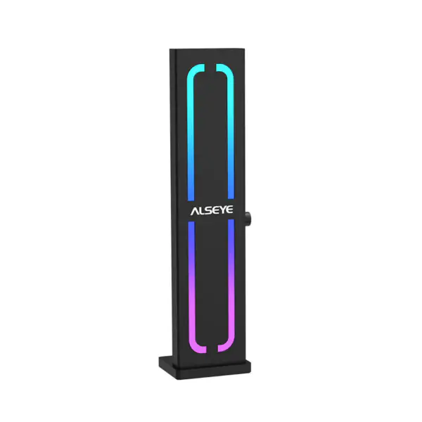 Alseye Gpu Support Bracket Accessory Hliníková slitina Argb, univerzální černý držák grafické karty