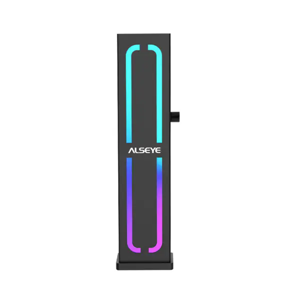 Alseye Gpu Support Bracket Accessory Hliníková slitina Argb, univerzální černý držák grafické karty