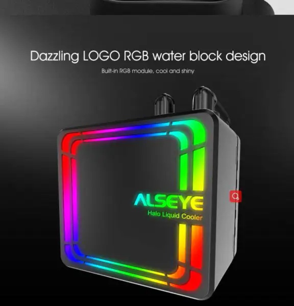 Alseye H120 Cpu Cooler Water Block 120mm Liquid Cooling Kit Vodní chladič pro počítač