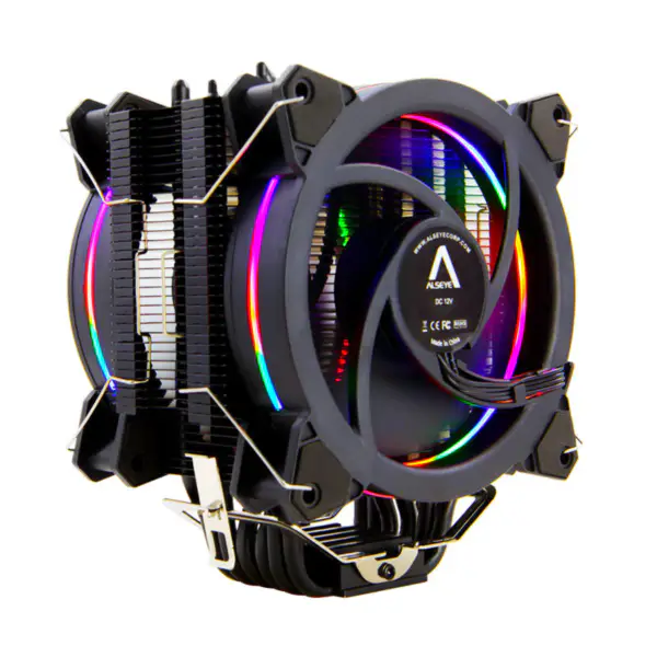 Alseye H120d Cpu Cooler Hot Selling Argb Lighting 120mm herní vzduchový chladič Měděná tepelná trubka