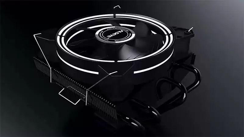 Chladič procesoru Alseye H120t s měděnou tepelnou trubicí a 120mm RGB ventilátorem